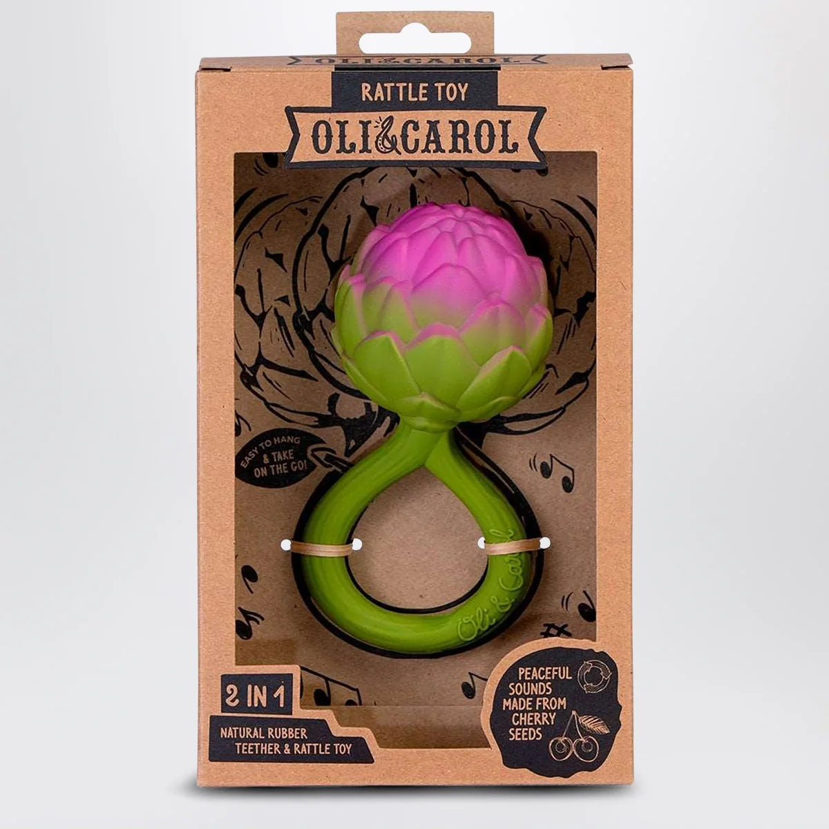 Sonaglio per neonati a forma di carciofo – Image 4