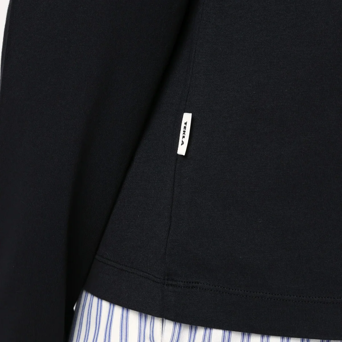 Maglia girocollo pigiama nera - Image 5