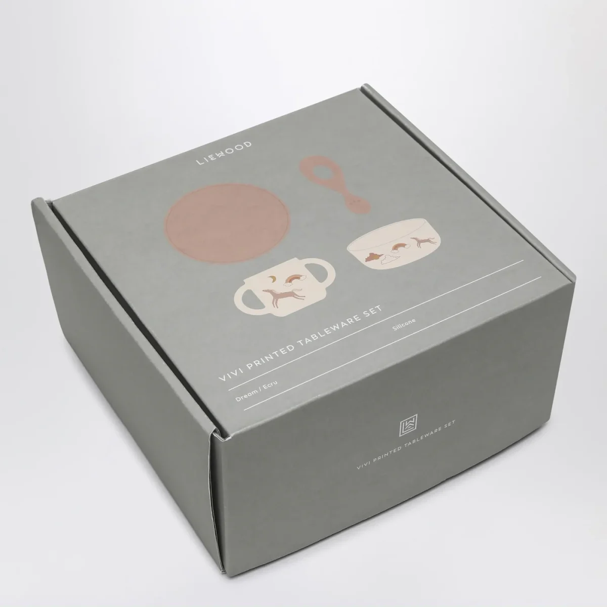 Set di stoviglie Vivi rosa/écru - Image 4