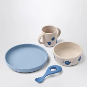 Set di stoviglie Vivi azzurro/sabbia Pufferfish