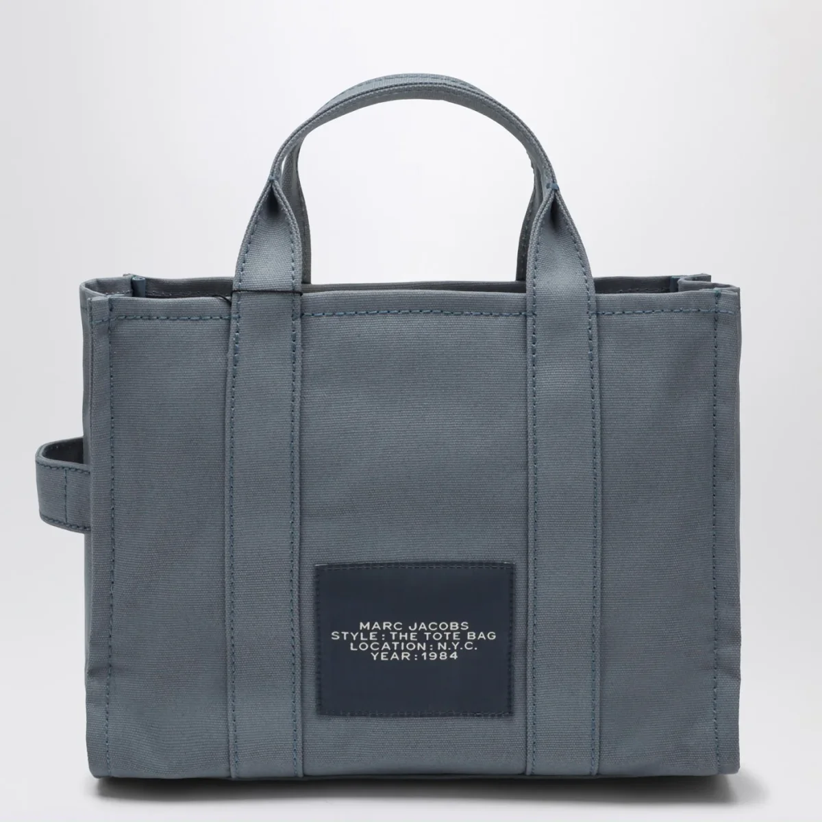 The Medium Tote Bag blu in canvas – Image 5
