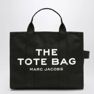 The Medium Tote Bag nera in canvas