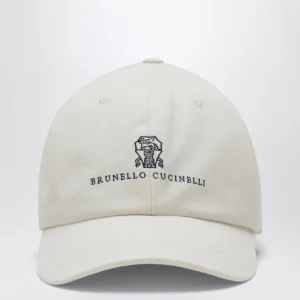 Cappello da baseball bianco in cotone