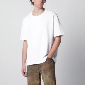 T-shirt Mauro bianca in cotone organico