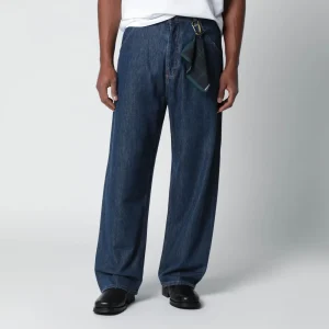 Jeans blu indaco in misto cotone