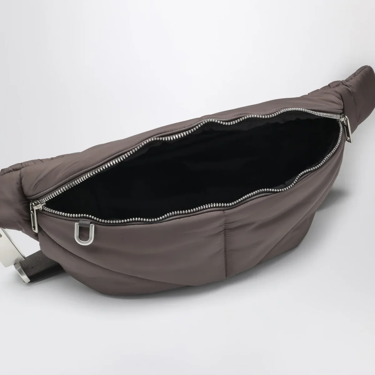 Marsupio trapuntato color fango – Image 6