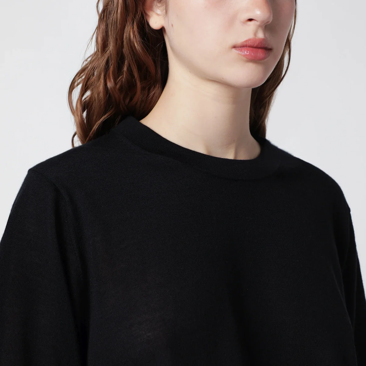 Top Nala in cashmere fluido nero – Image 5