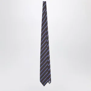 Cravatta a righe Lene marrone