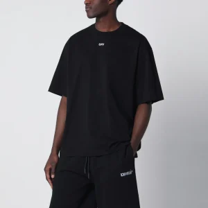 T-shirt nera con logo OFF
