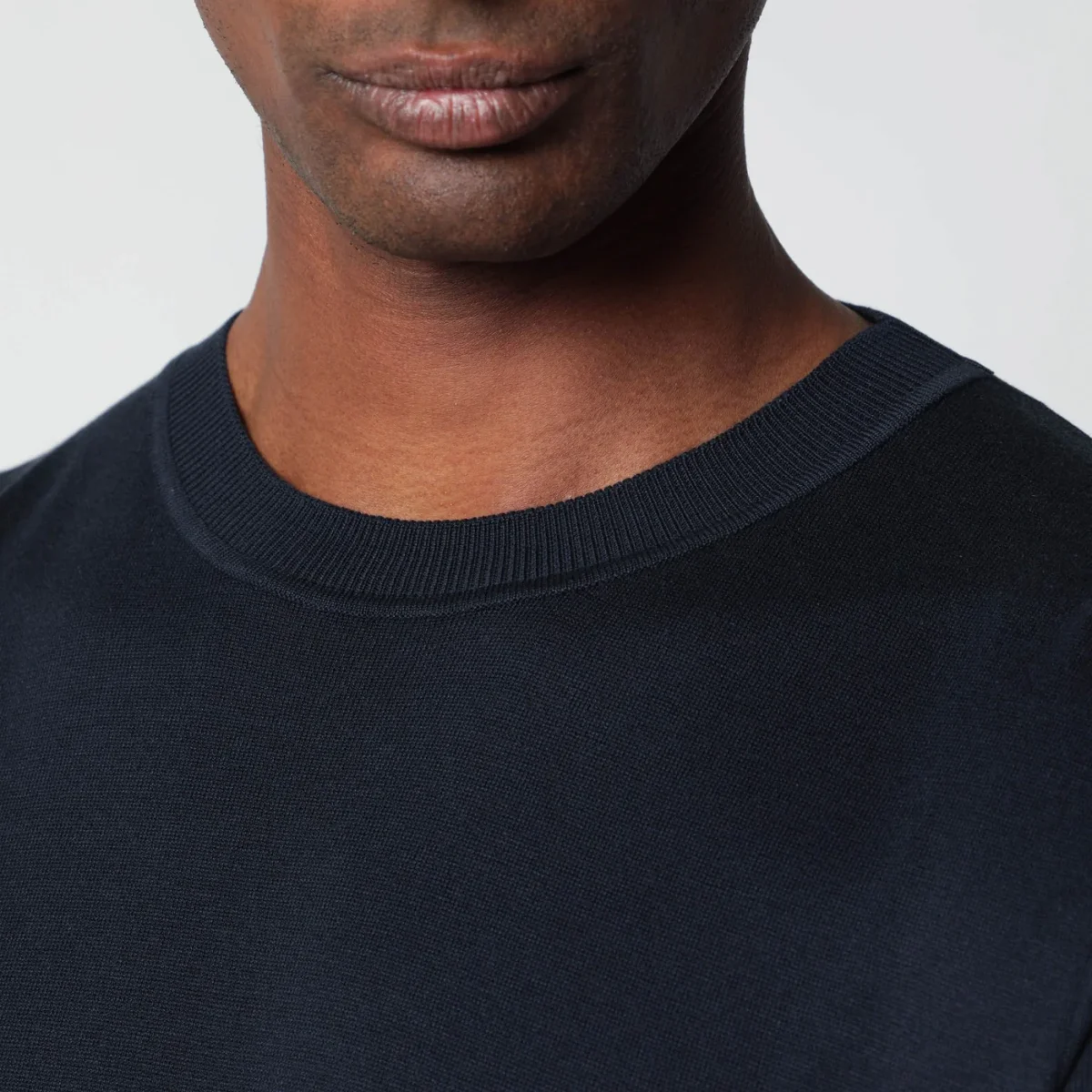 Maglia blu in misto lana - Image 5