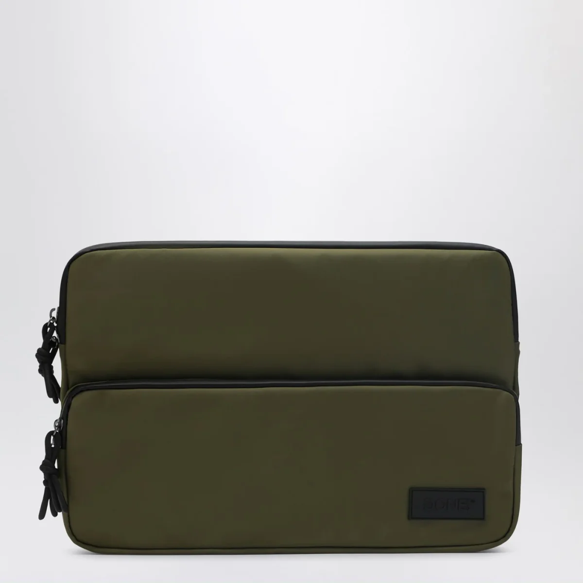 Laptop case verde in nylon – Image 2