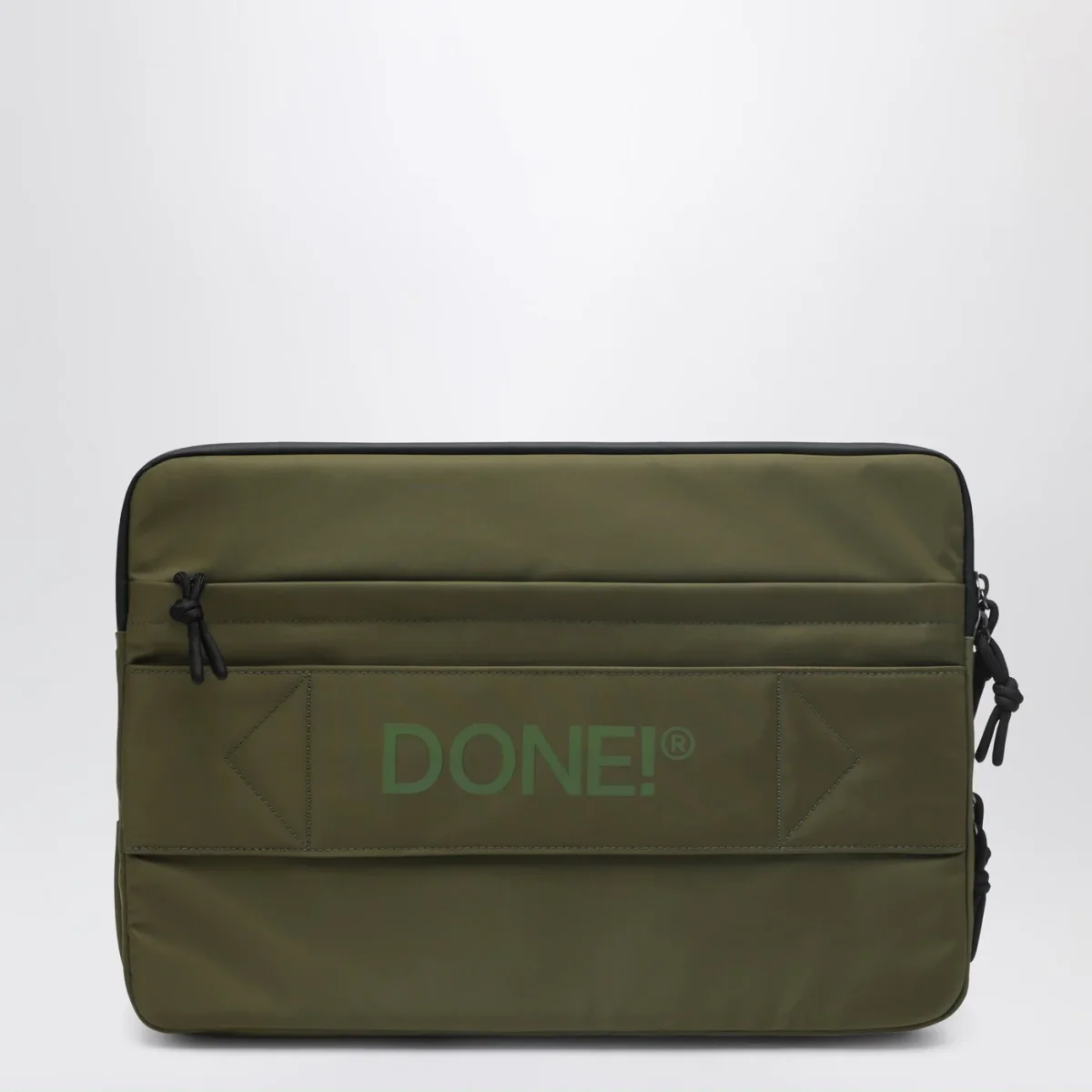 Laptop case verde in nylon – Image 4