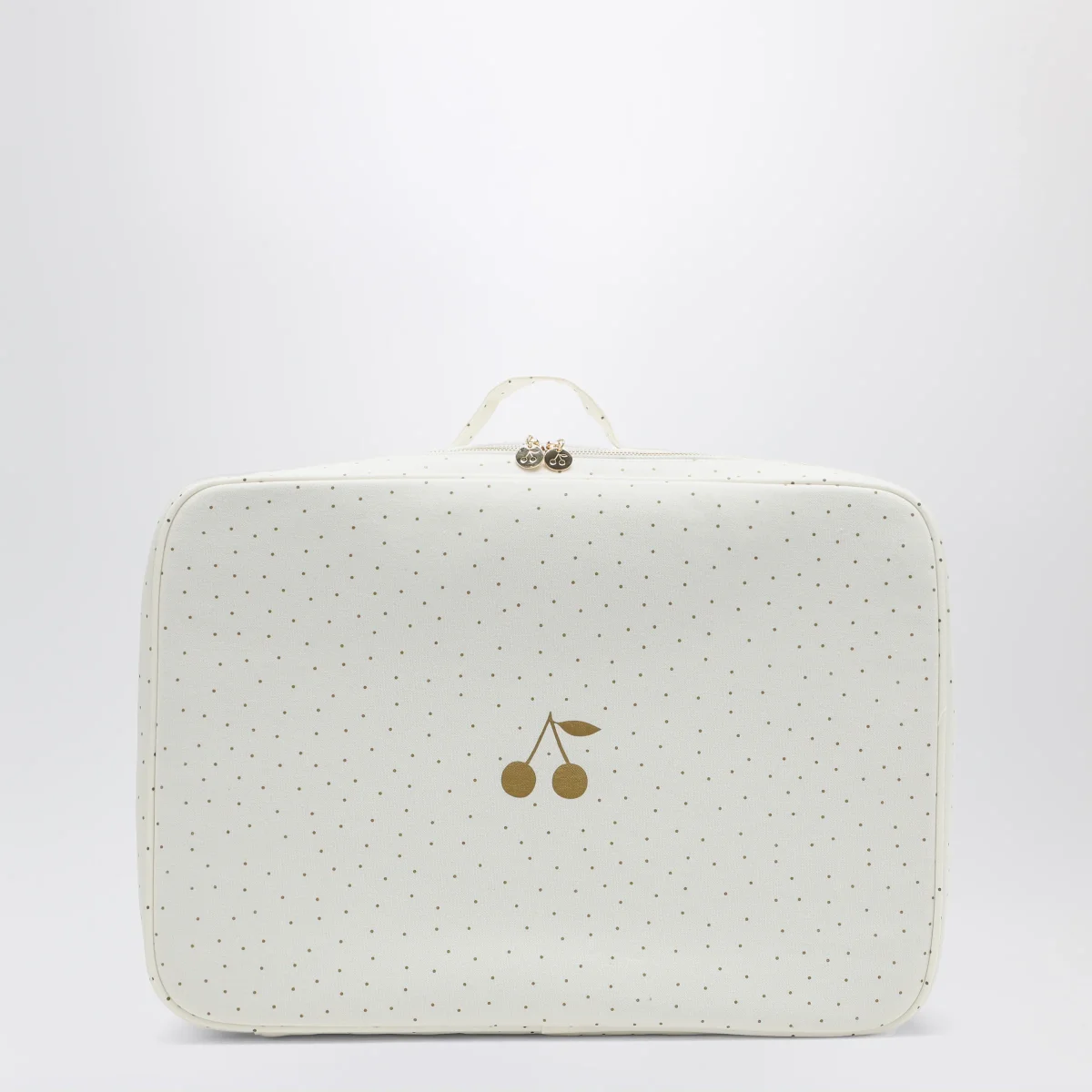 Portatutto bianco/oro a pois