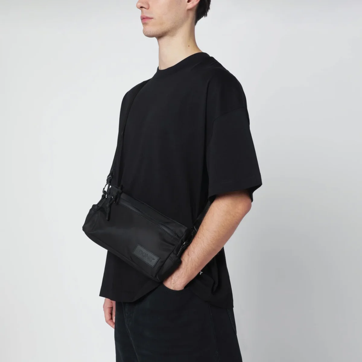 Pouch nera in nylon - Image 3