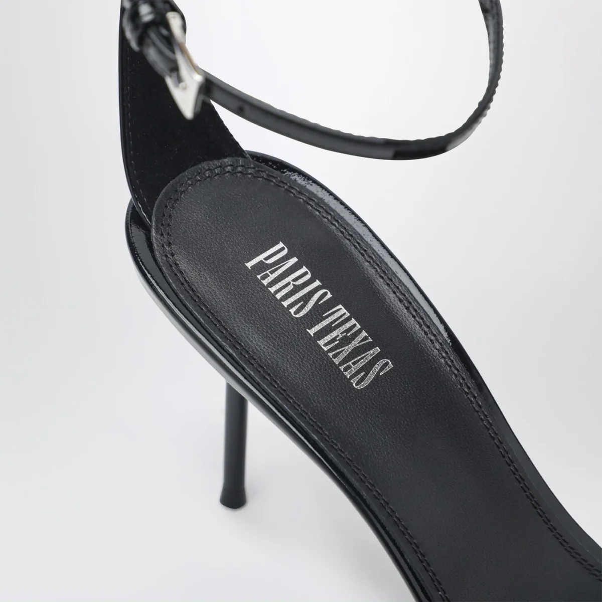 Sandalo Lidia nero in vernice – Image 6