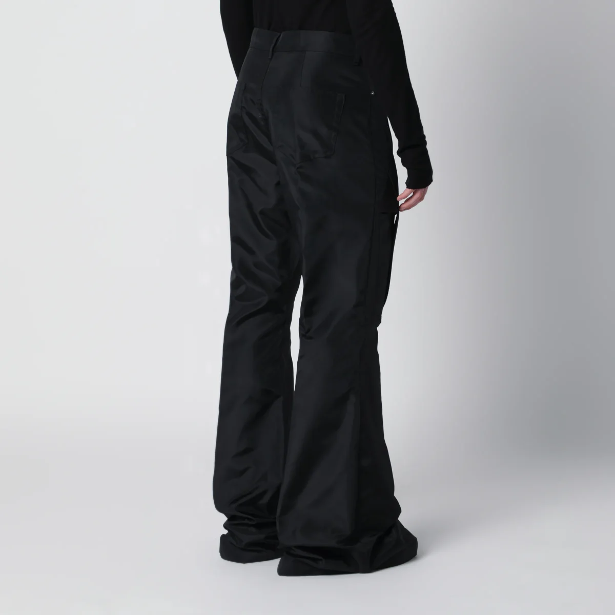 Jeans Megastrapped Bolans neri in tela di nylon - Image 5