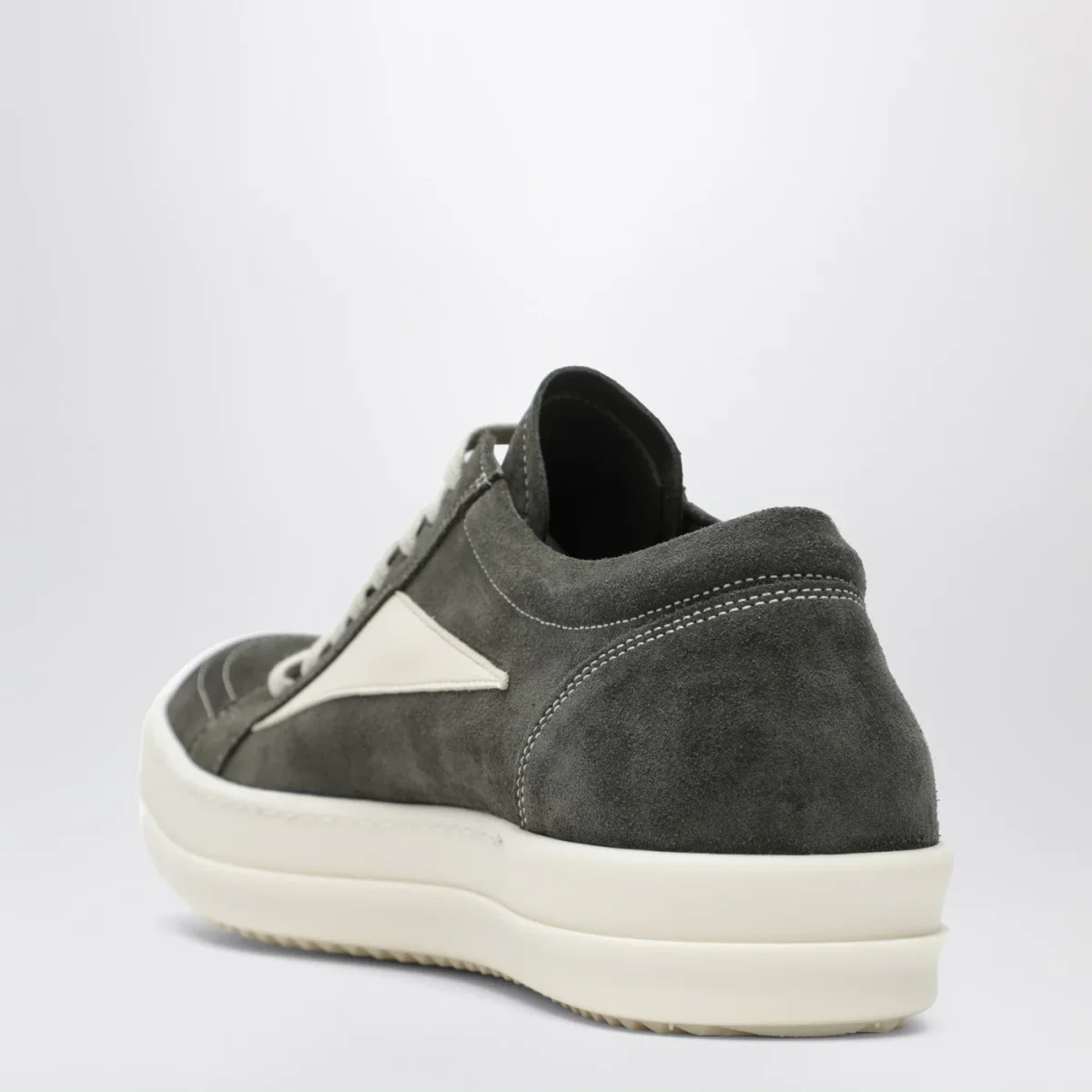 Sneaker Vintage euca/bianco latte in suede – Image 5