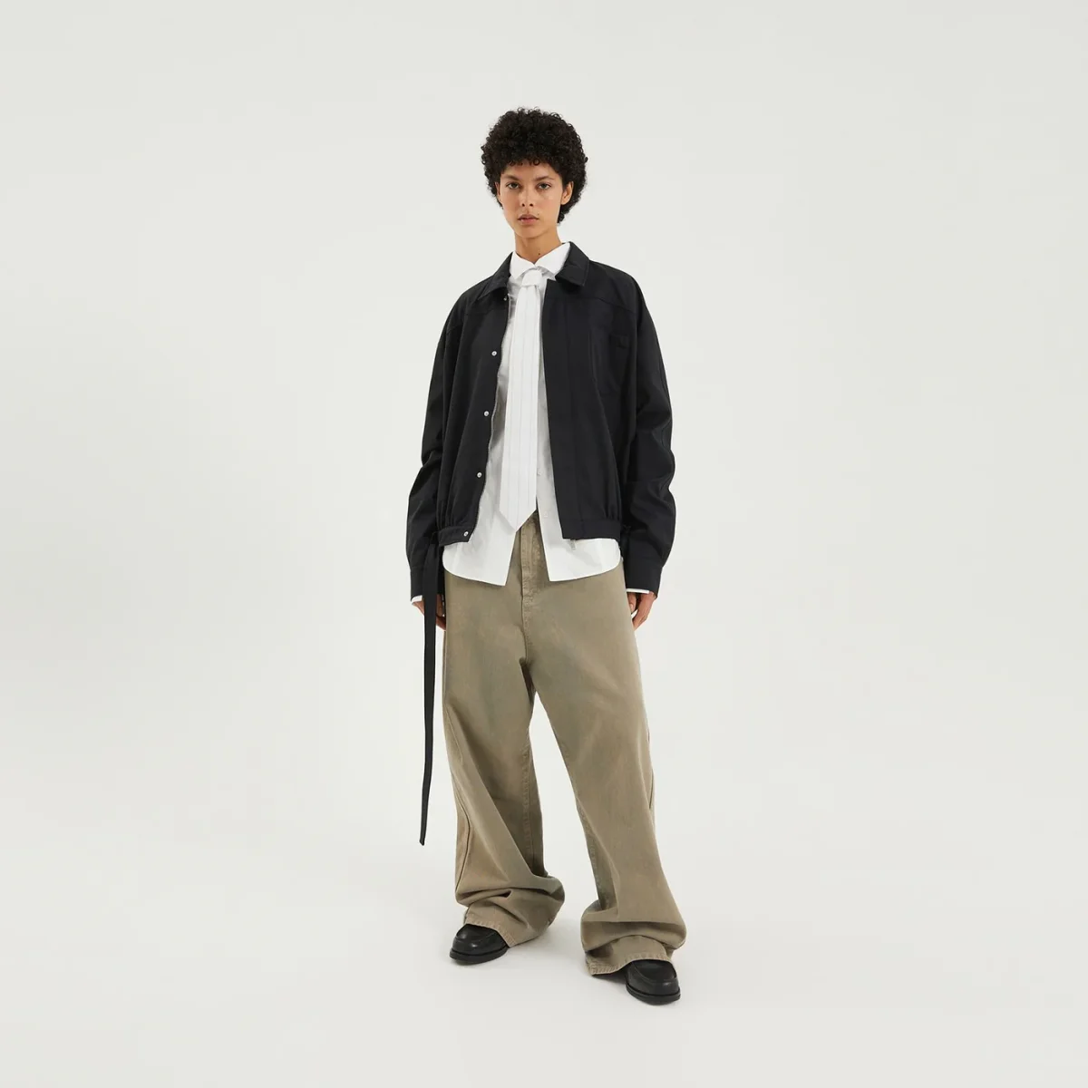 Trench corto blu scuro – Image 3