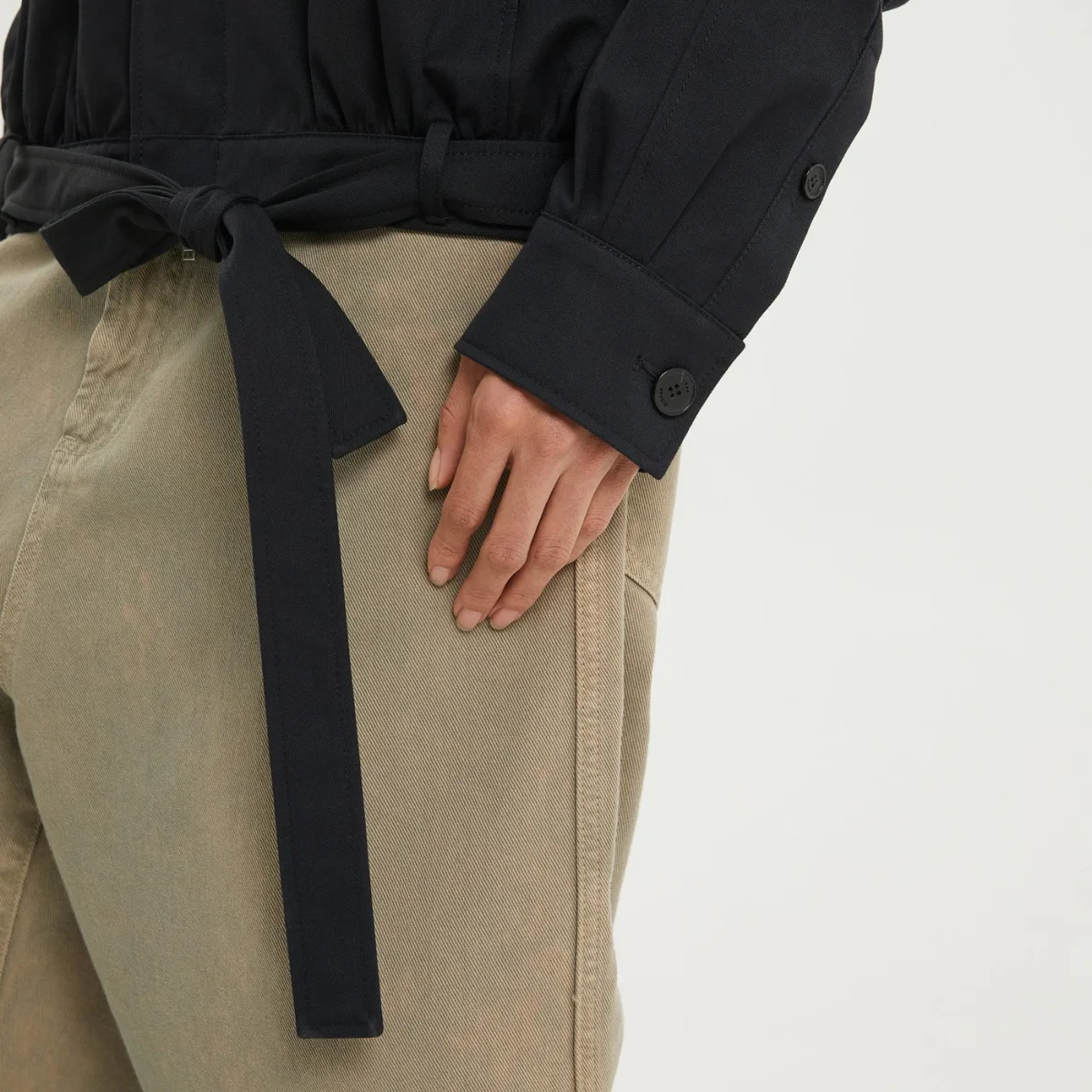 Trench corto blu scuro – Image 6