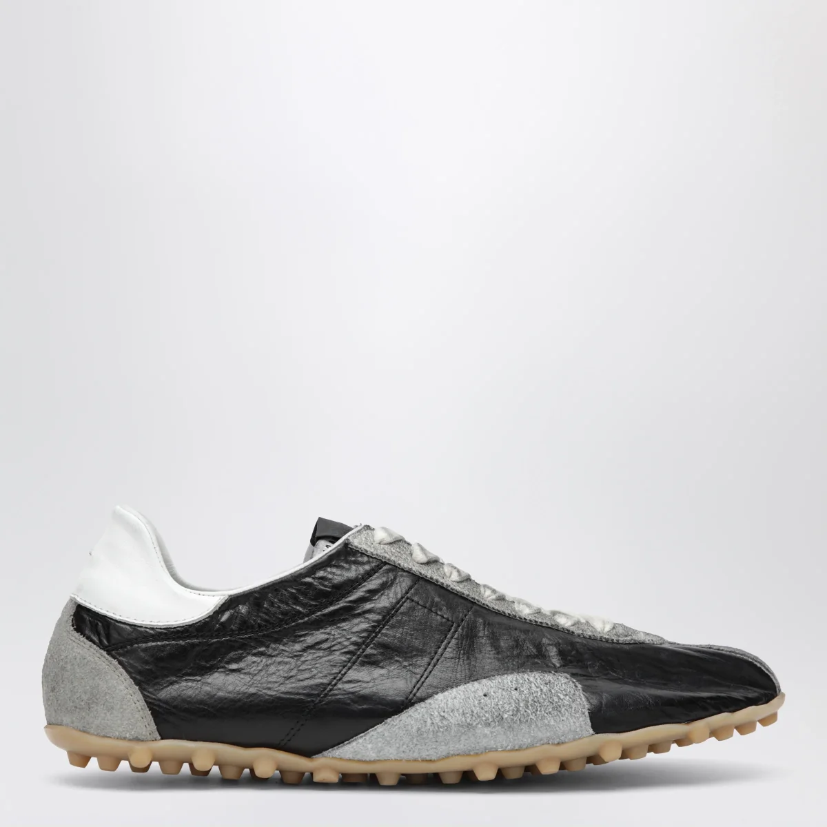 Sneakers Sprinters in pelle nera e suede vintage – Image 2