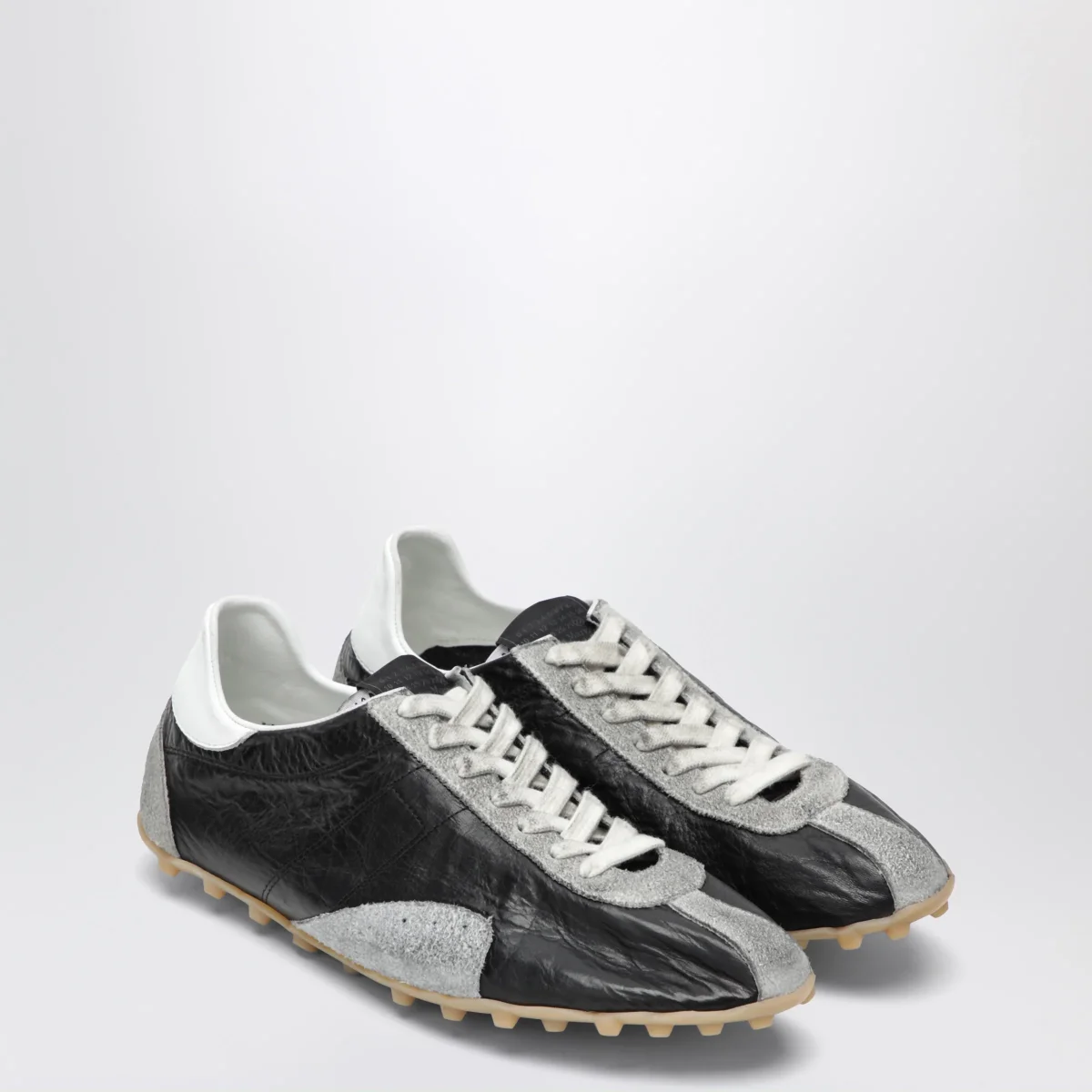 Sneakers Sprinters in pelle nera e suede vintage – Image 3