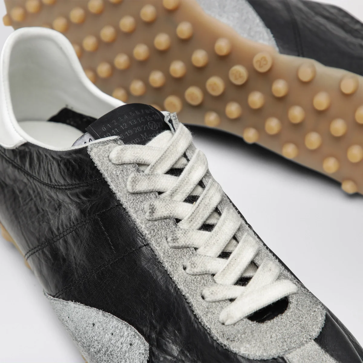 Sneakers Sprinters in pelle nera e suede vintage – Image 6