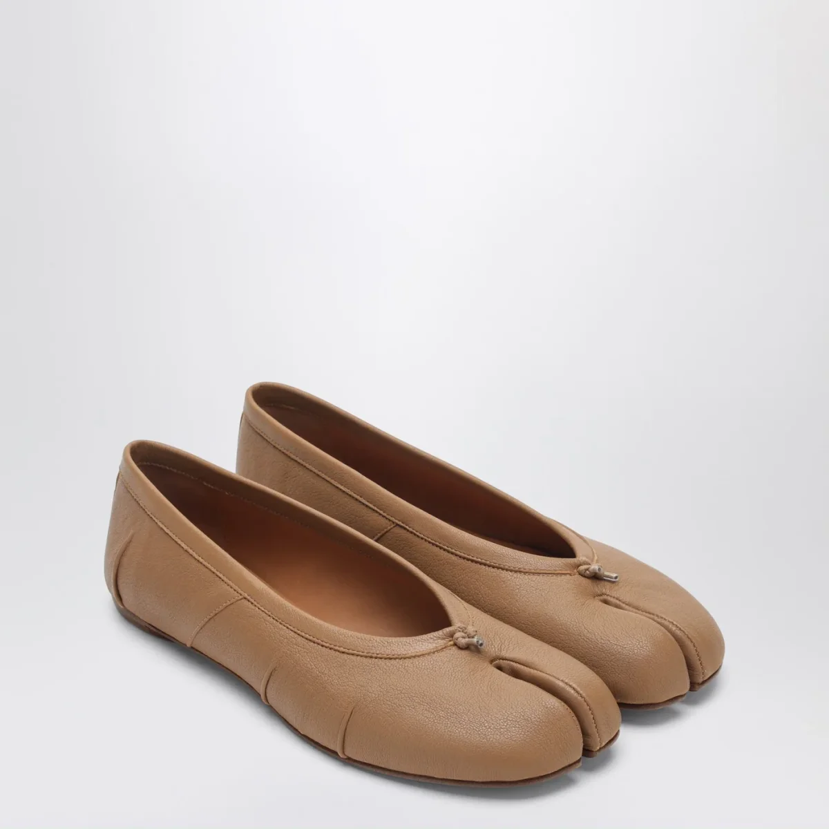 Ballerina Tabi New beige in pelle - Image 3