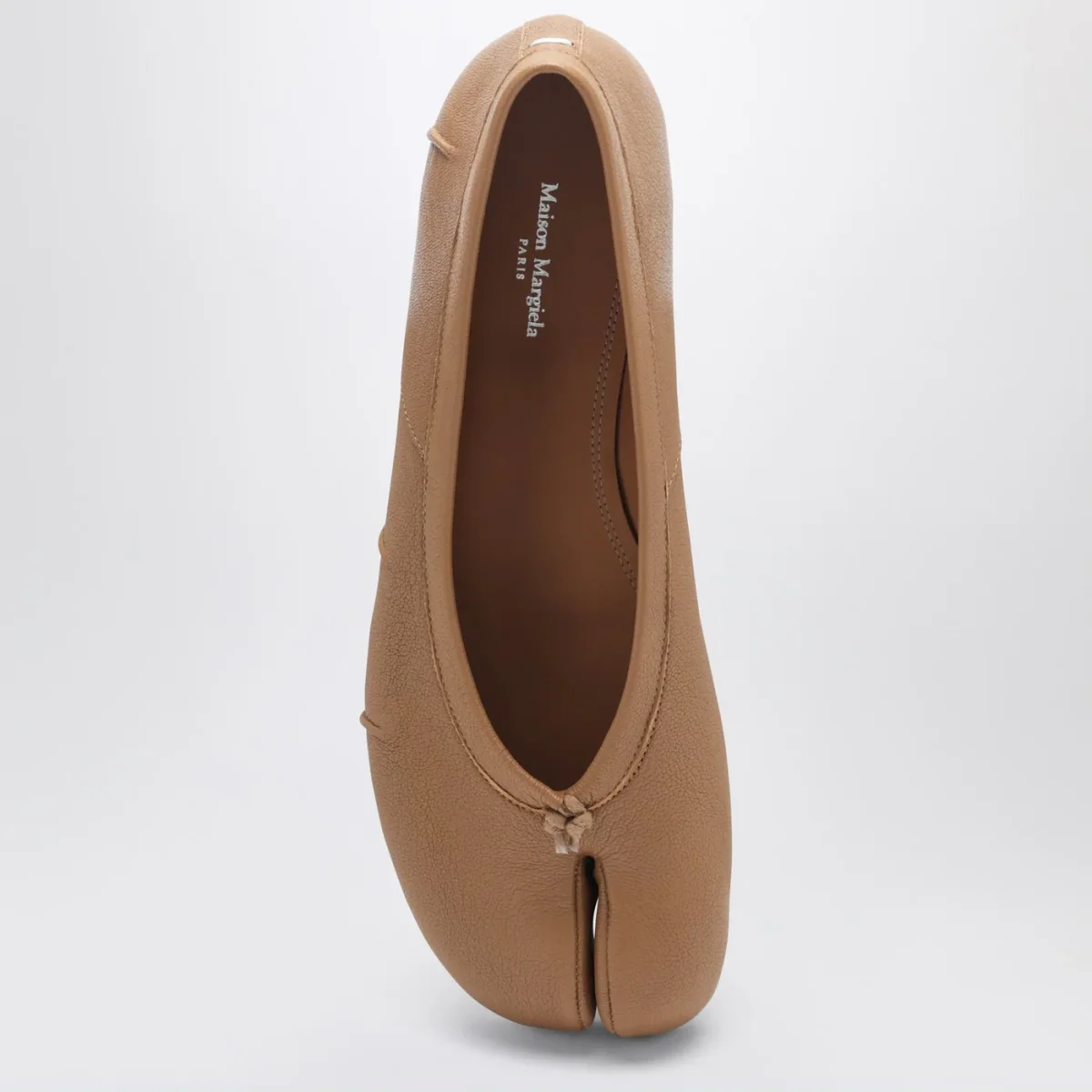 Ballerina Tabi New beige in pelle - Image 4