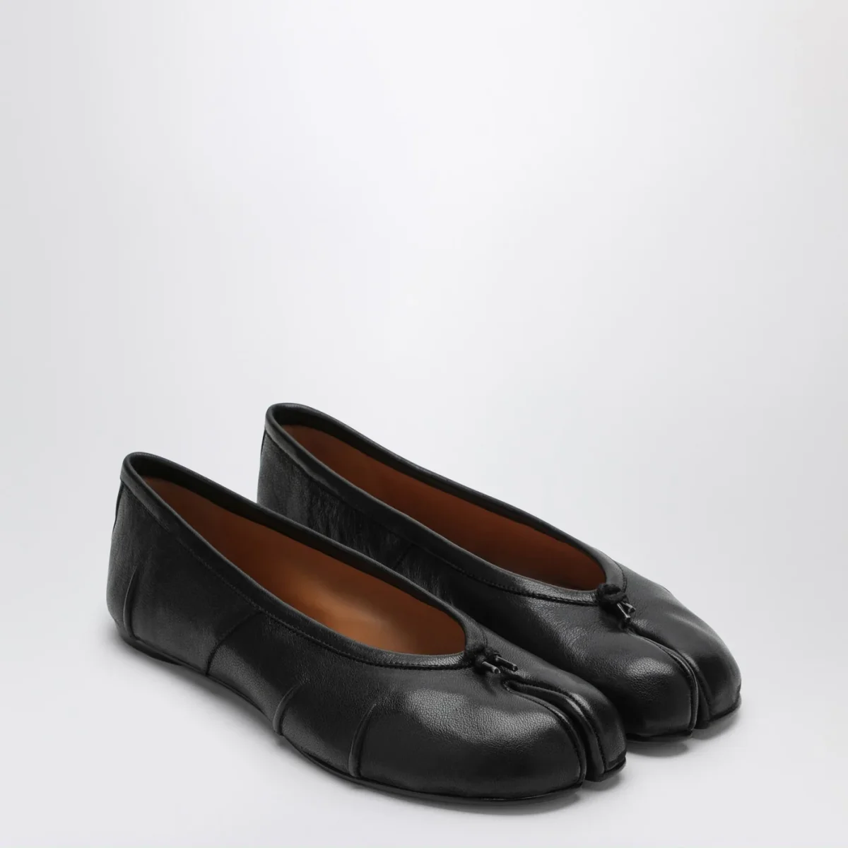 Ballerina Tabi New nera in pelle - Image 3