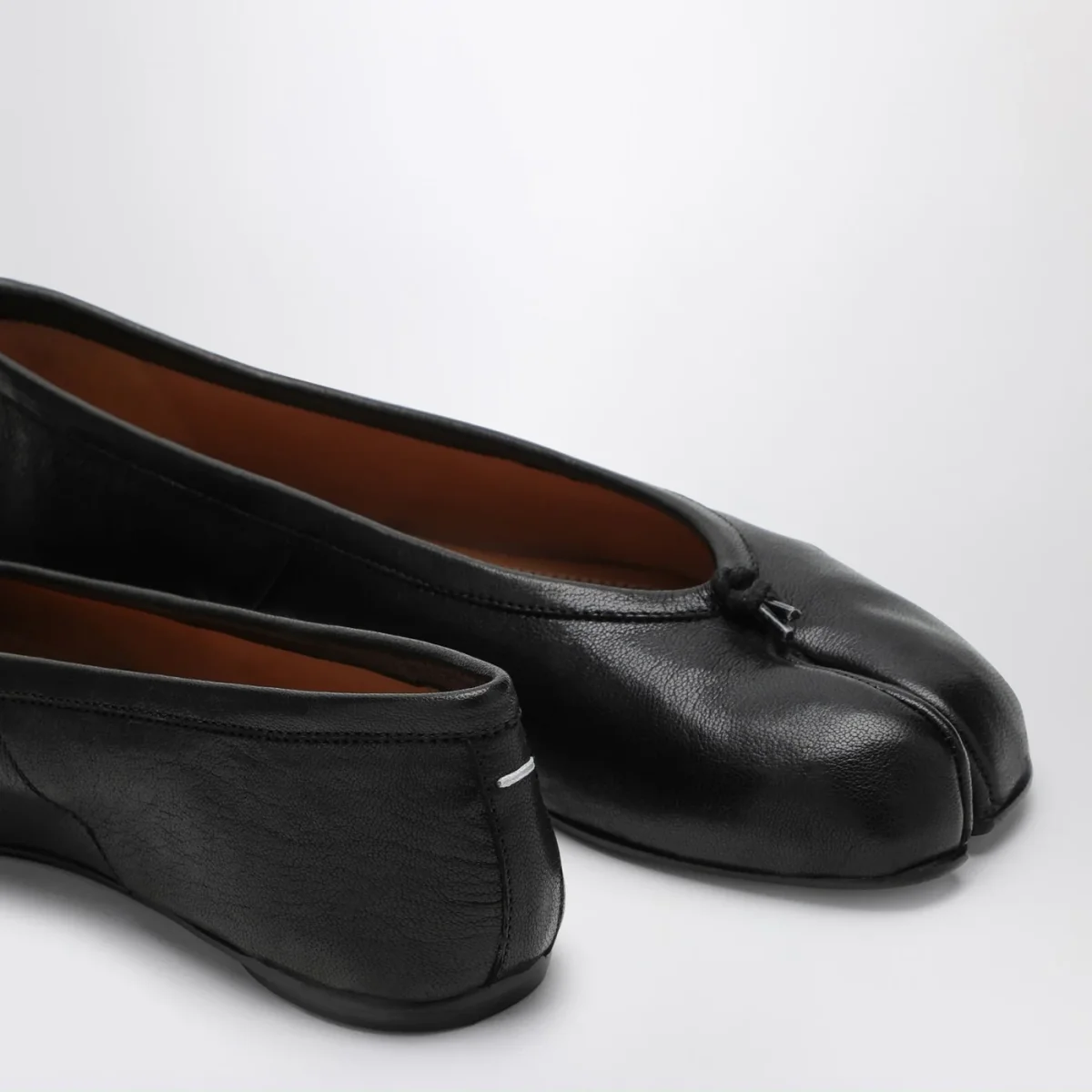 Ballerina Tabi New nera in pelle - Image 6