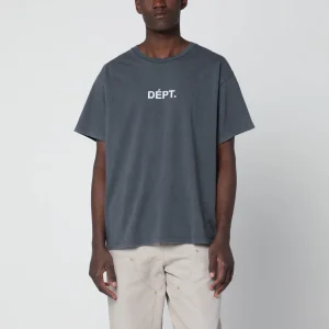 T-shirt Team Dept nera effetto vintage