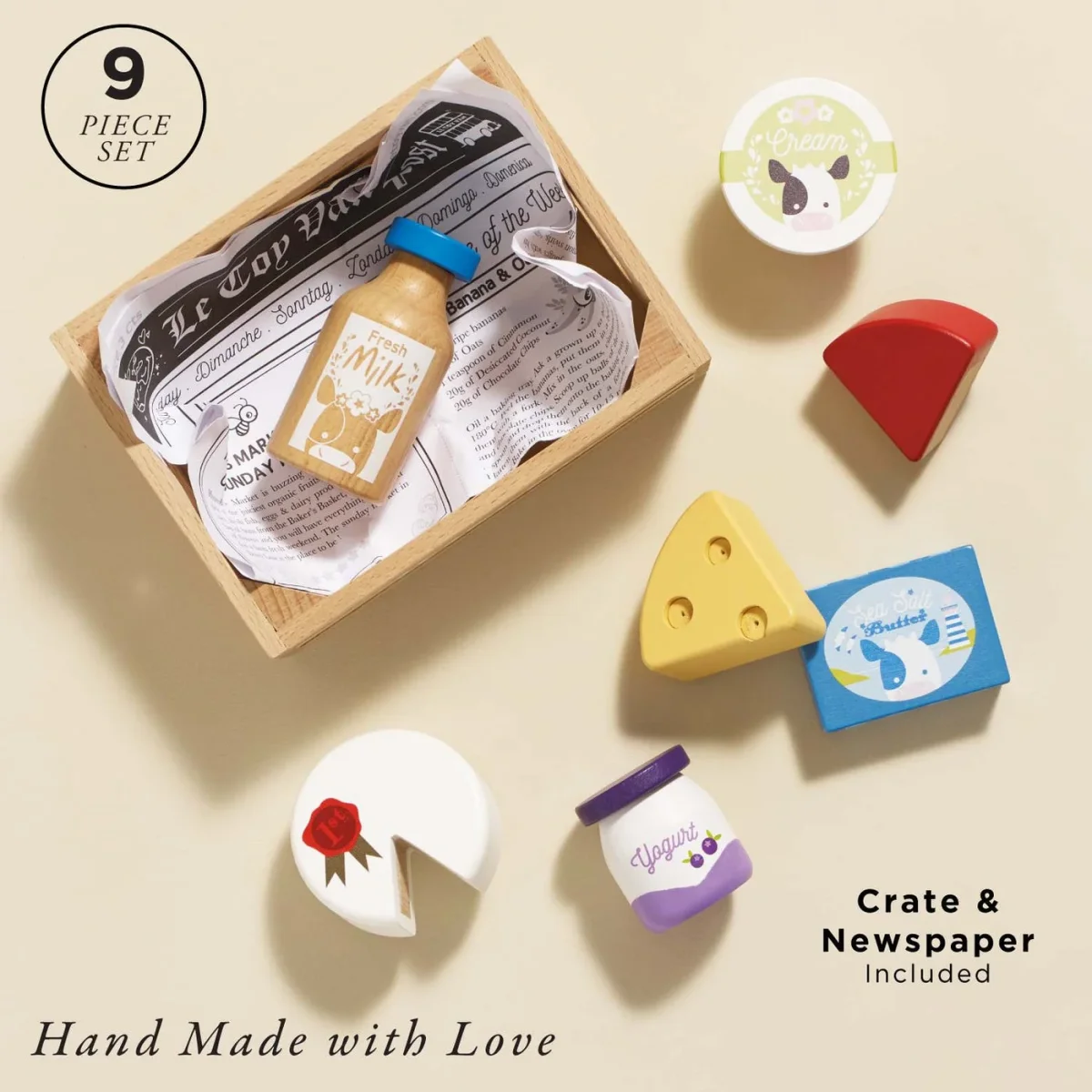 Gioco educativo cassa del mercato dei formaggi e dei latticini – Image 3