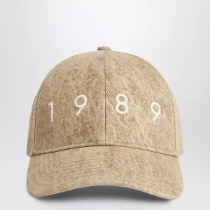 Cappello da baseball 1989 in denim stampato camo