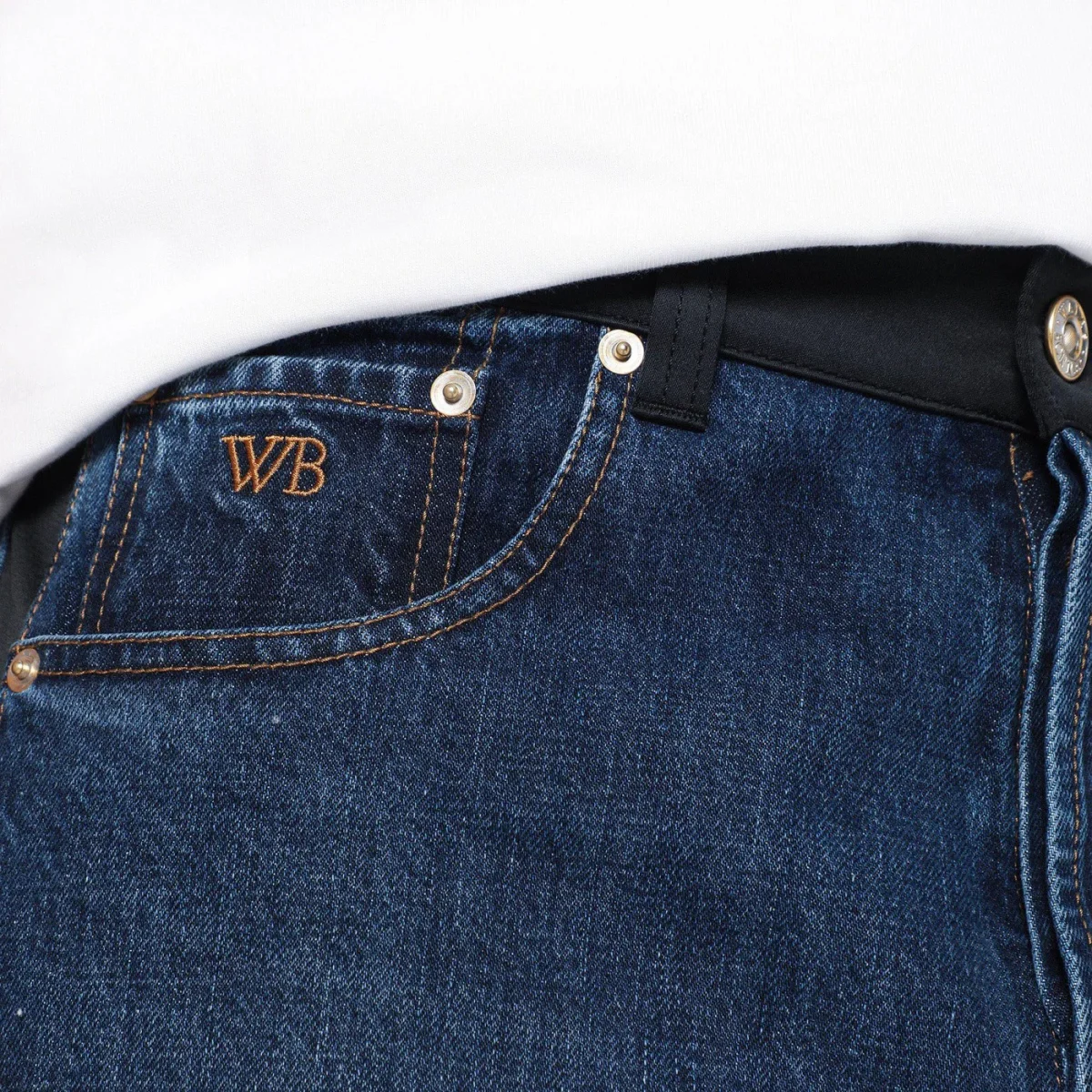 Jeans blu indaco effetto slavato – Image 6