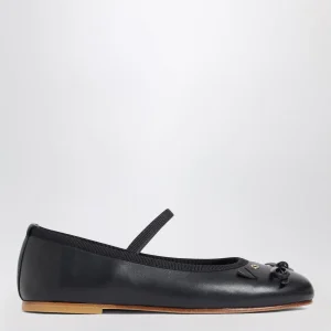 Ballerine Joie nera in pelle