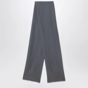 Sciarpa in lana grigia