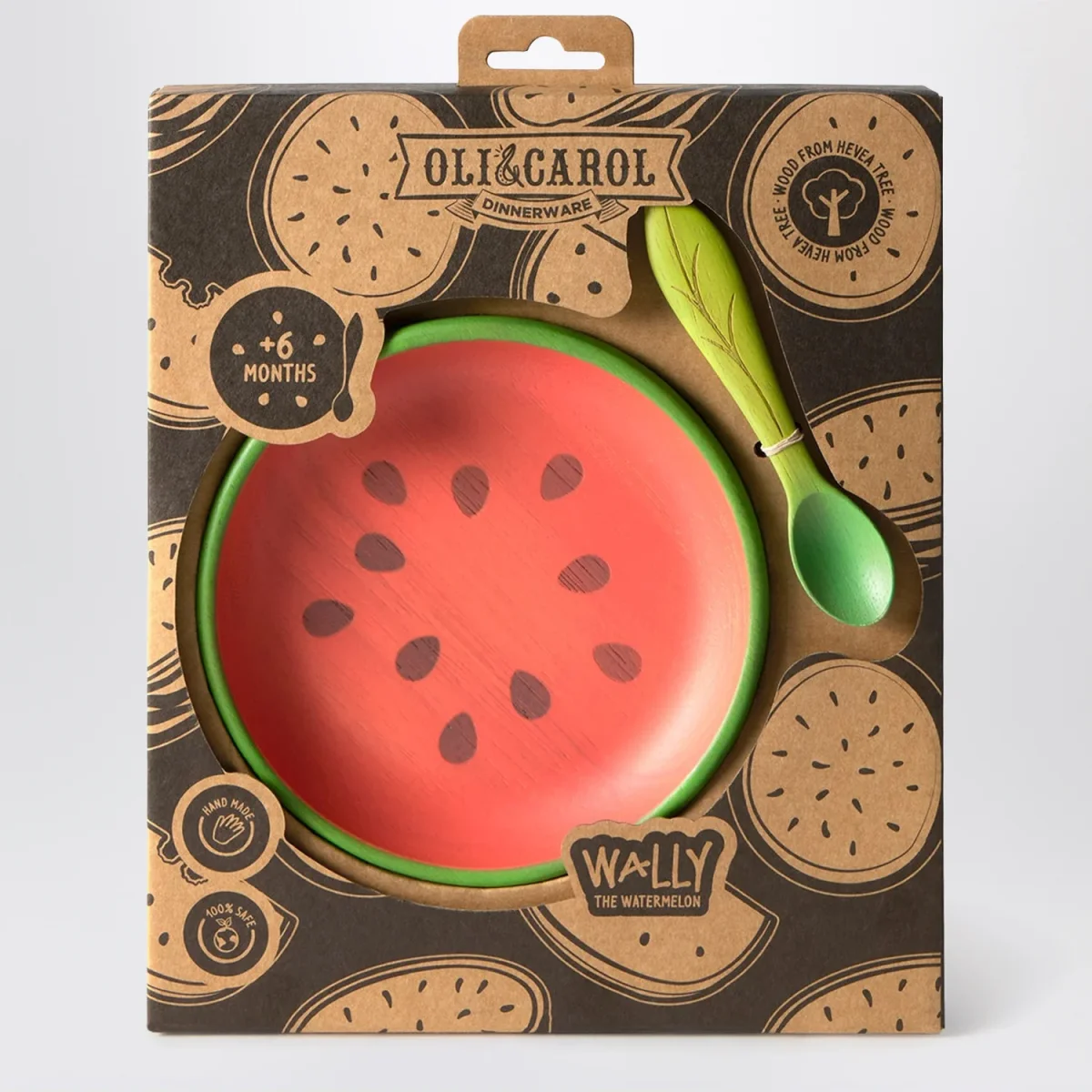 Set piatto e cucchiaio a forma di anguria – Image 3