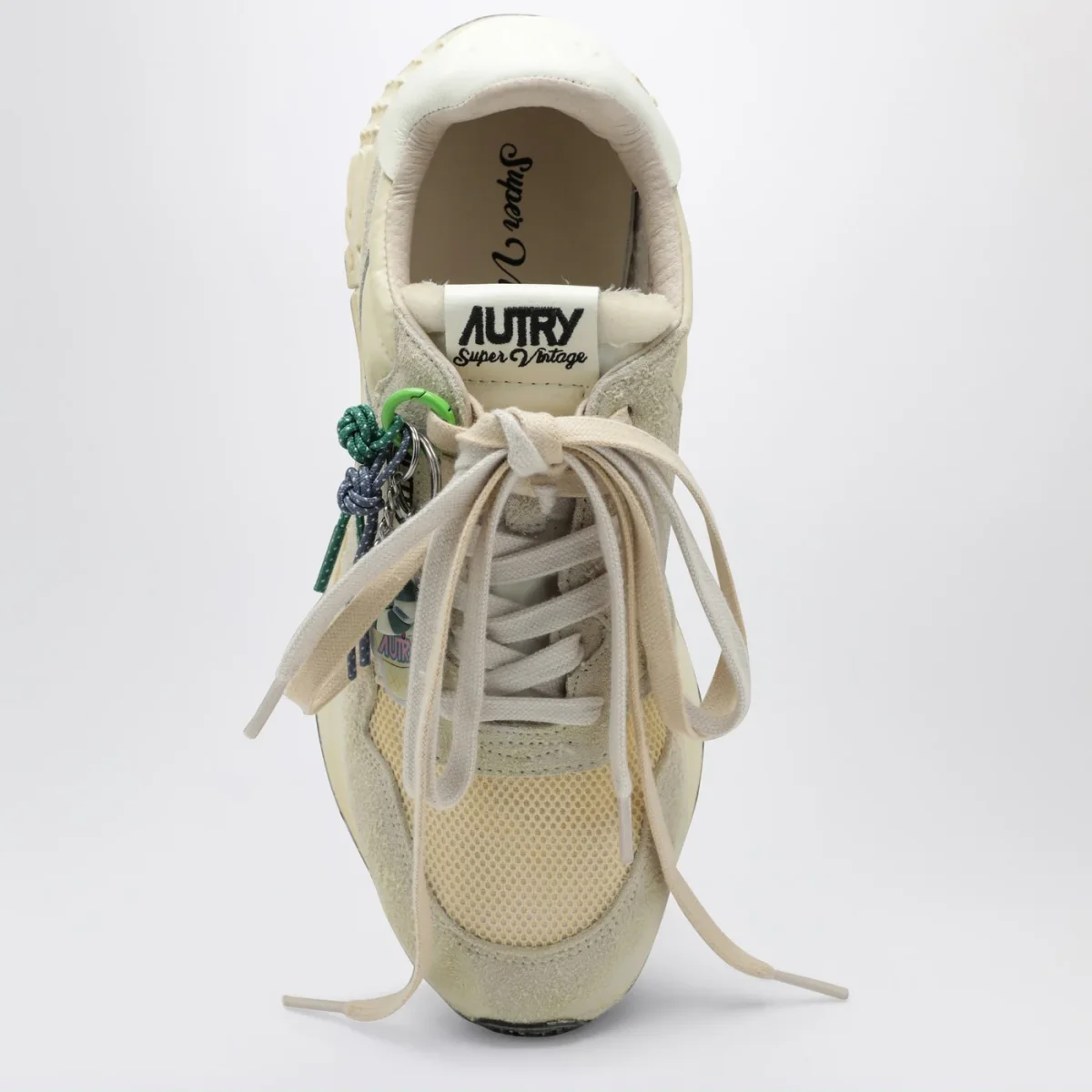 Sneakers Reelwind Super Vintage in nylon e suede écru – Image 4