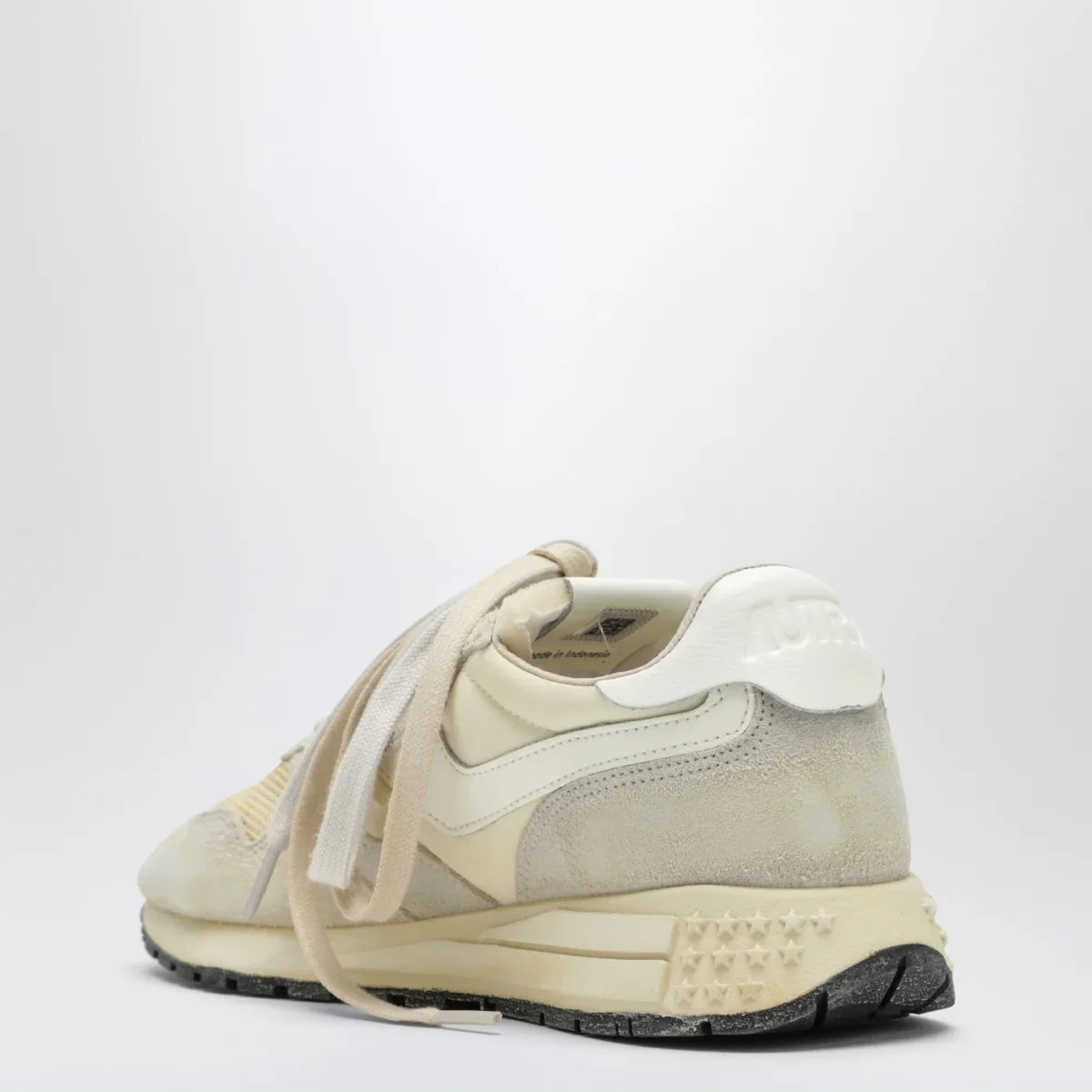 Sneakers Reelwind Super Vintage in nylon e suede écru – Image 5