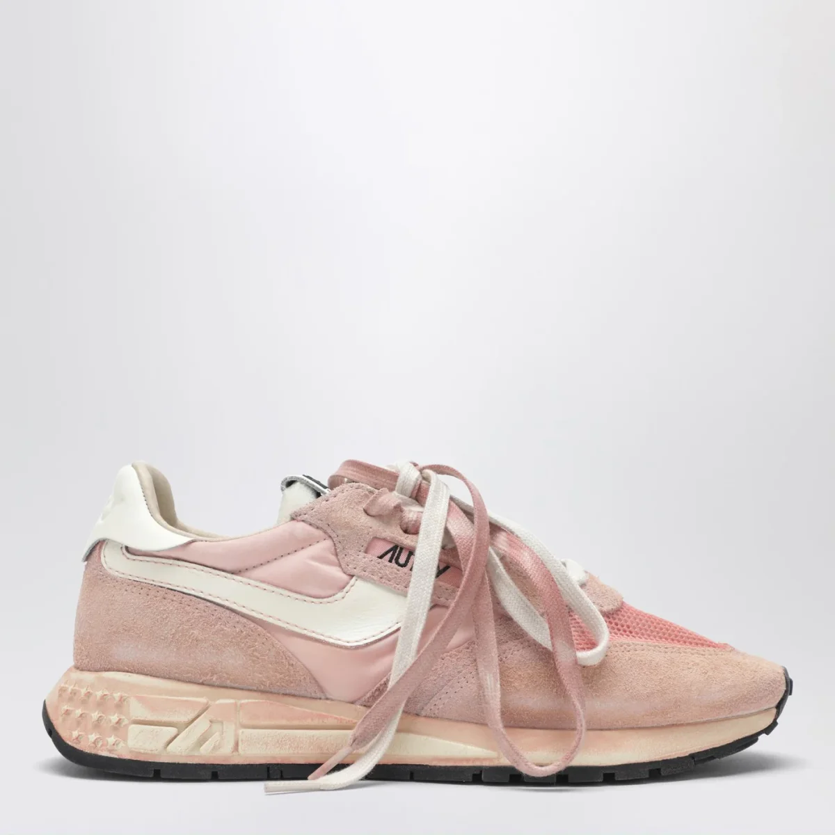 Sneakers Reelwind Super Vintage in nylon e suede rosa – Image 2