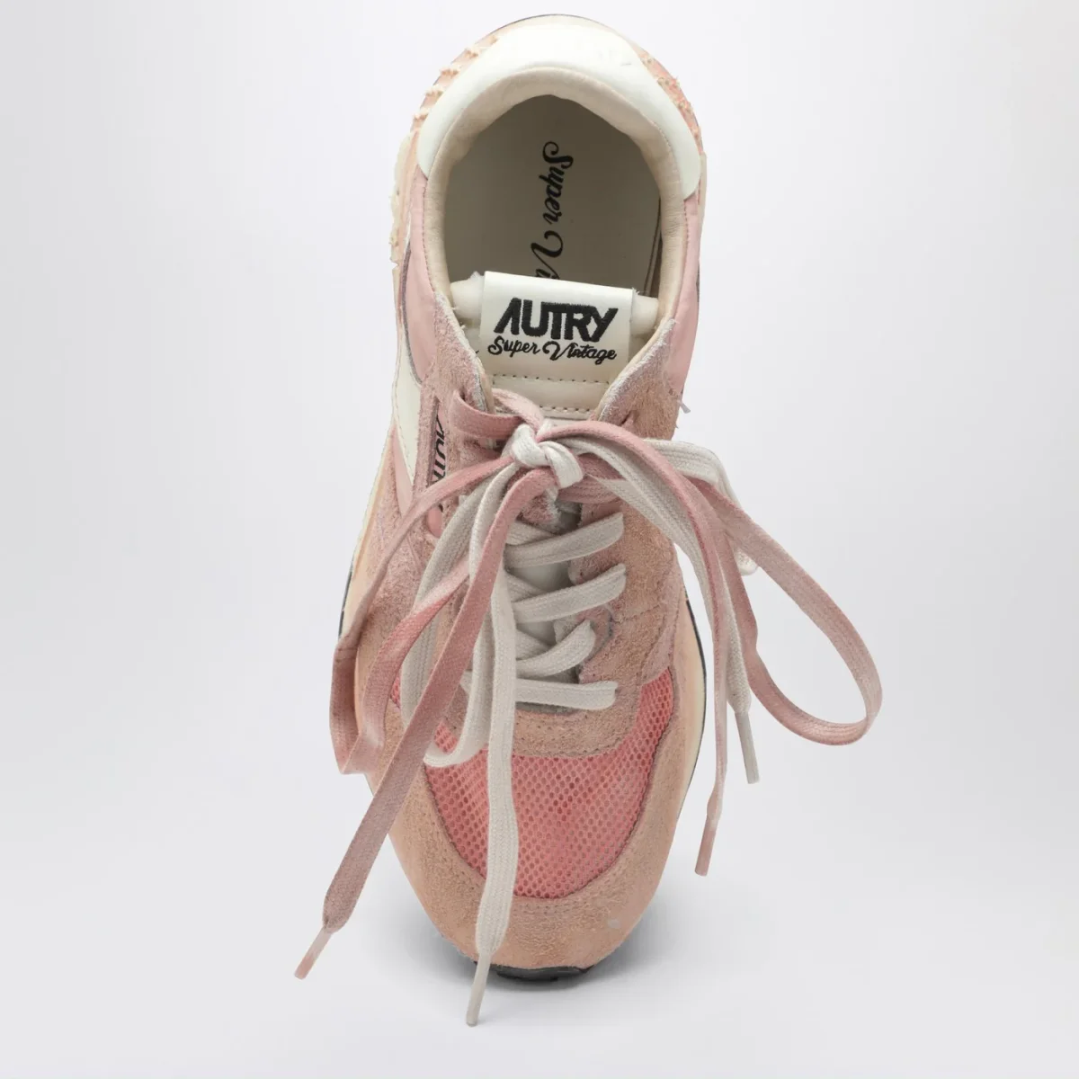 Sneakers Reelwind Super Vintage in nylon e suede rosa – Image 4