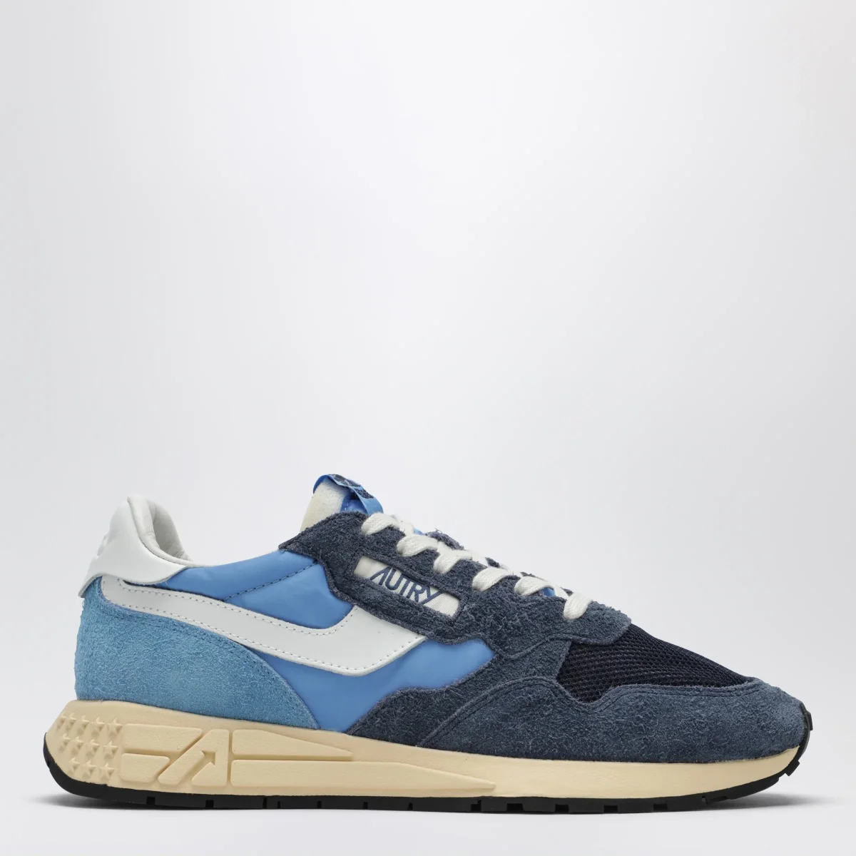 Sneakers Reelwind Low in nylon e suede bluette – Image 2